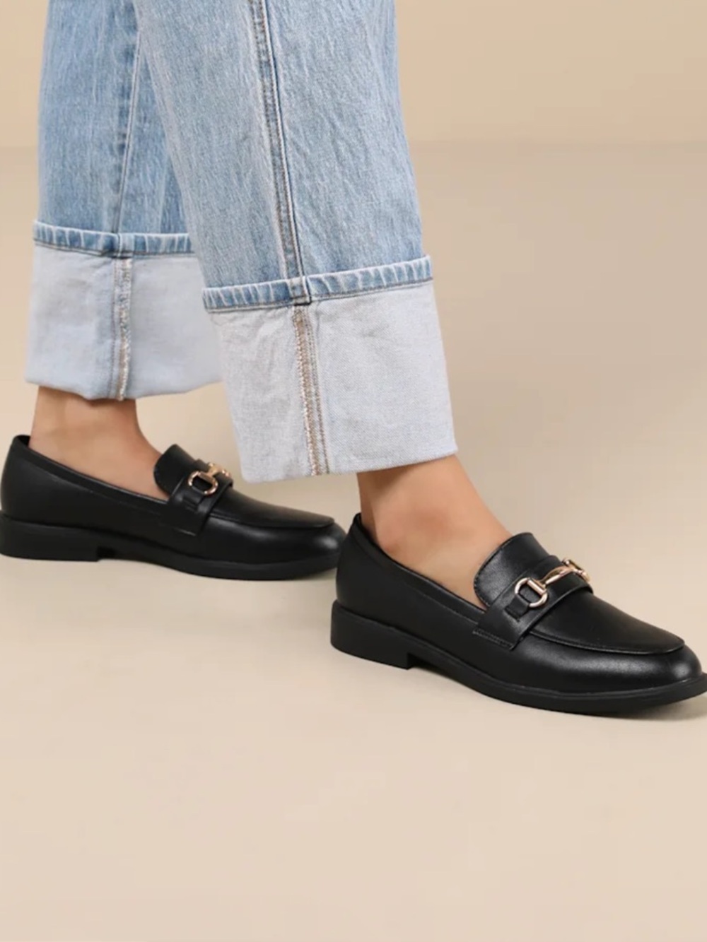 Lulu’s Horsebit Loafer (size 8, run small, 7.5 better fit)